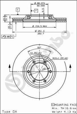 AP 24425 - Əyləc Diski furqanavto.az