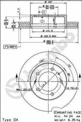 AP 24526 - Əyləc Diski furqanavto.az