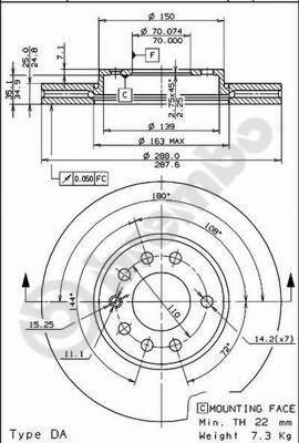 AP 24658 E - Əyləc Diski furqanavto.az