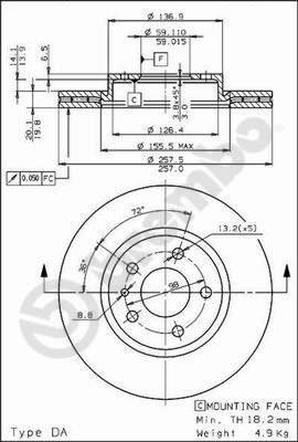 AP 24600 - Əyləc Diski furqanavto.az