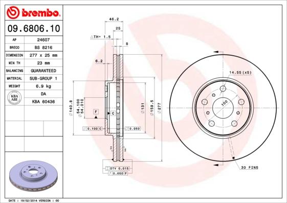 AP 24607 - Əyləc Diski furqanavto.az