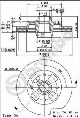 AP 24632 - Əyləc Diski furqanavto.az