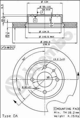 AP 24143 - Əyləc Diski furqanavto.az