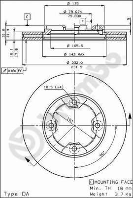 AP 24150 - Əyləc Diski furqanavto.az