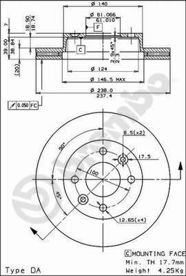 AP 24185 - Əyləc Diski furqanavto.az