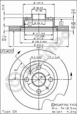 AP 24173 - Əyləc Diski furqanavto.az