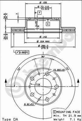 AP 24813 - Əyləc Diski furqanavto.az