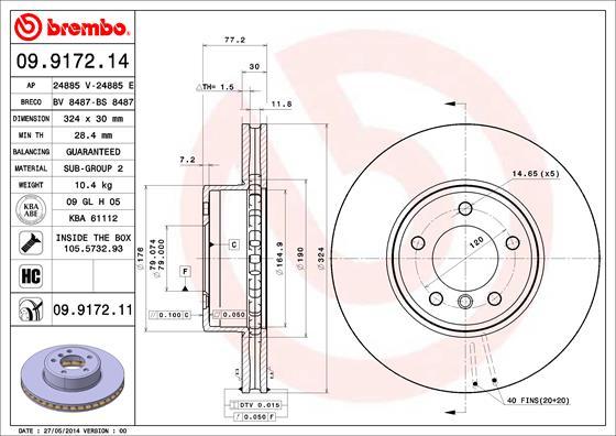 AP 24885 V - Əyləc Diski furqanavto.az