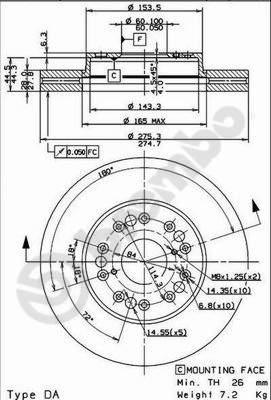 AP 24820 - Əyləc Diski furqanavto.az