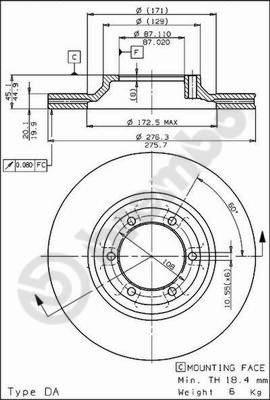 AP 24393 - Əyləc Diski furqanavto.az