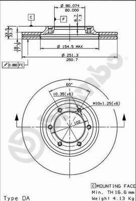 AP 24325 - Əyləc Diski furqanavto.az