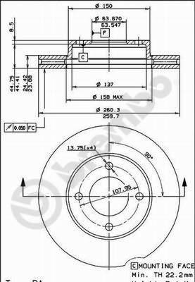 AP 24298 - Əyləc Diski furqanavto.az