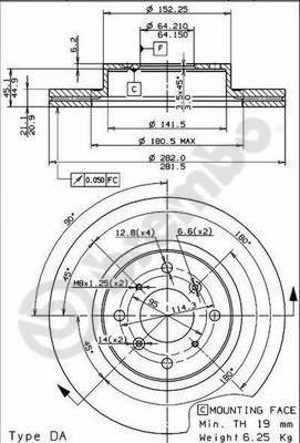 AP 24266 - Əyləc Diski furqanavto.az