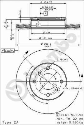 AP 24201 - Əyləc Diski furqanavto.az