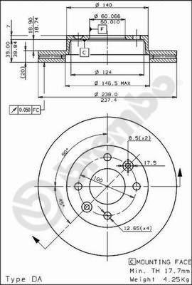 AP 24285 - Əyləc Diski furqanavto.az