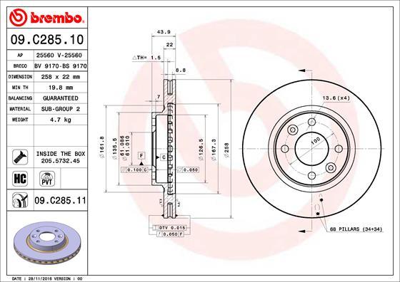 AP 25560 V - Əyləc Diski furqanavto.az