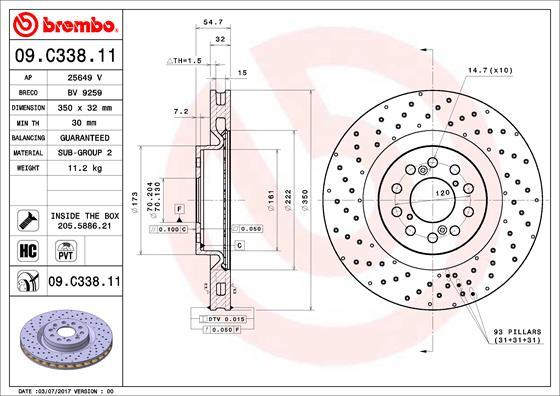 AP 25649 V - Əyləc Diski furqanavto.az