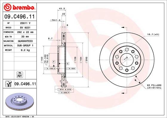 AP 25611 V - Əyləc Diski furqanavto.az