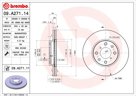 AP 25089 E - Əyləc Diski furqanavto.az