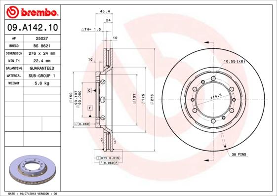 AP 25027 - Əyləc Diski furqanavto.az