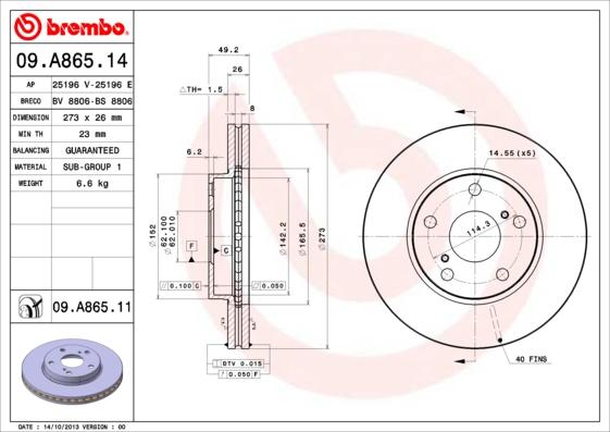 AP 25196 V - Əyləc Diski furqanavto.az