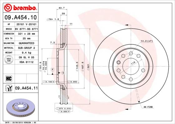 AP 25161 V - Əyləc Diski furqanavto.az