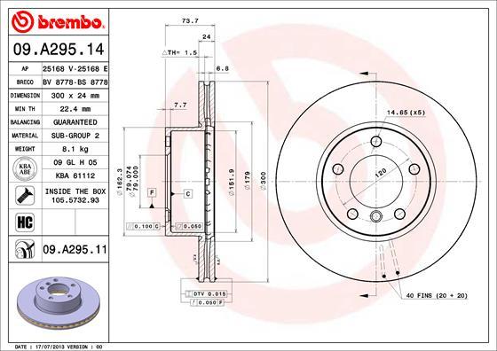 AP 25168 V - Əyləc Diski furqanavto.az