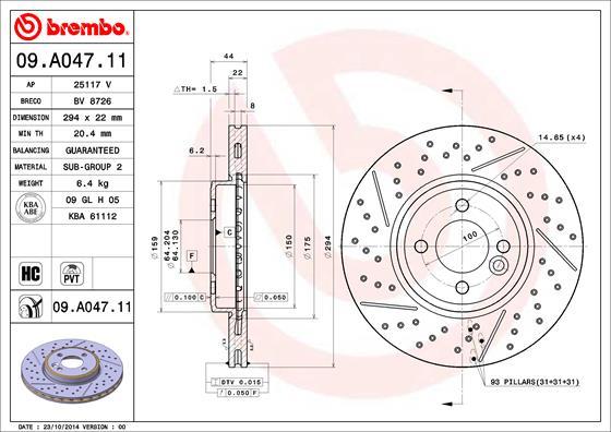 AP 25117 V - Əyləc Diski furqanavto.az