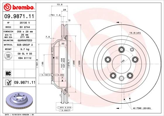 AP 25135 V - Əyləc Diski furqanavto.az