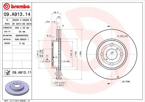 AP 25200 V - Əyləc Diski furqanavto.az