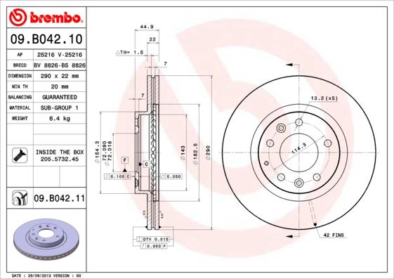 AP 25216 V - Əyləc Diski furqanavto.az