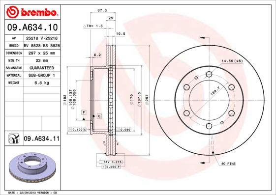 AP 25218 V - Əyləc Diski furqanavto.az