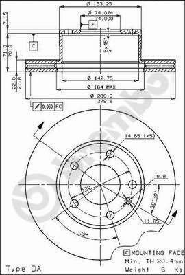 AP 20055 - Əyləc Diski furqanavto.az