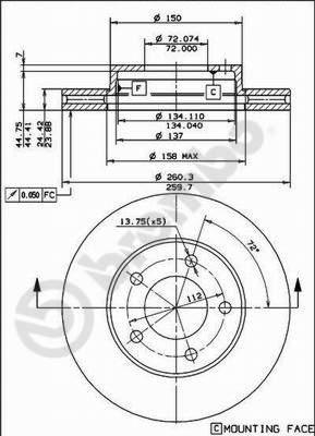 AP 20290 - Əyləc Diski furqanavto.az