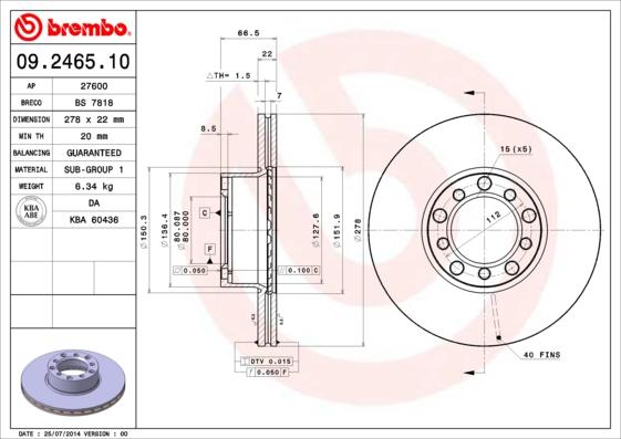 AP 27600 - Əyləc Diski furqanavto.az