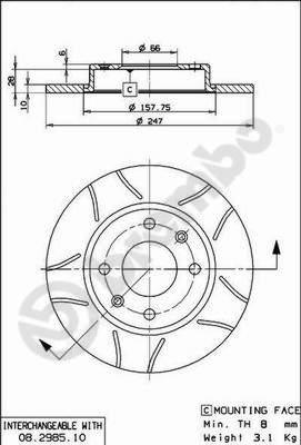 AP X 10240 - Əyləc Diski www.furqanavto.az