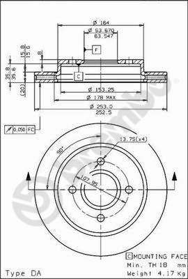 AP X 24440 - Əyləc Diski furqanavto.az