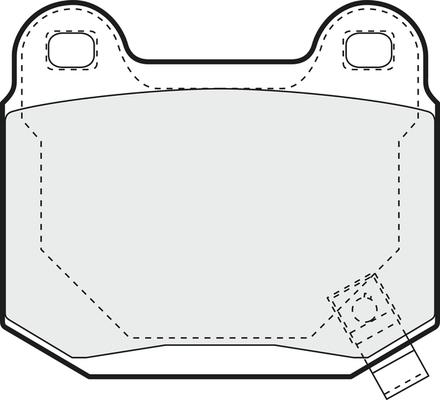 Mingtai MP-3716 - Əyləc altlığı dəsti, əyləc diski furqanavto.az