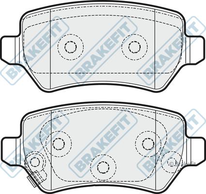 Brembo P30120N - Əyləc altlığı dəsti, əyləc diski furqanavto.az