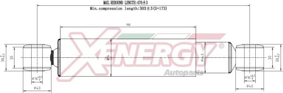 AP XENERGY X992135 - Amortizator furqanavto.az