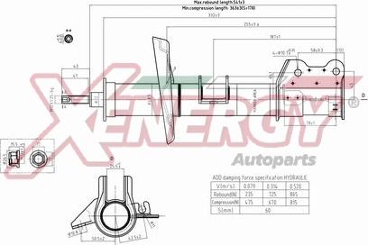 AP XENERGY X901988 - Amortizator furqanavto.az