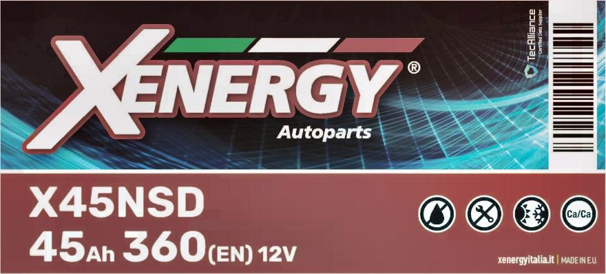 AP XENERGY X45NSD - Başlanğıc batareyası furqanavto.az