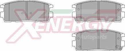 AP XENERGY X40996 - Əyləc altlığı dəsti, əyləc diski furqanavto.az