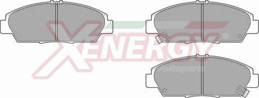 AP XENERGY X40621 - Əyləc altlığı dəsti, əyləc diski furqanavto.az