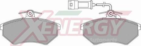 AP XENERGY X40154 - Əyləc altlığı dəsti, əyləc diski furqanavto.az