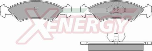 AP XENERGY X40165 - Əyləc altlığı dəsti, əyləc diski furqanavto.az