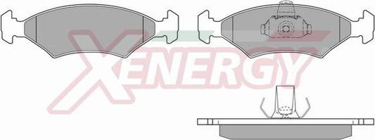 AP XENERGY X40102 - Əyləc altlığı dəsti, əyləc diski furqanavto.az