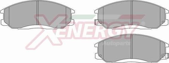 AP XENERGY X40869 - Əyləc altlığı dəsti, əyləc diski furqanavto.az