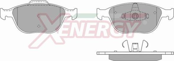 AP XENERGY X40863 - Əyləc altlığı dəsti, əyləc diski furqanavto.az