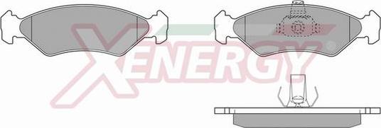 AP XENERGY X40357 - Əyləc altlığı dəsti, əyləc diski furqanavto.az